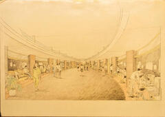 Drawing: Interior Perspective View (version 1), Addition for The Prairie School (1994)