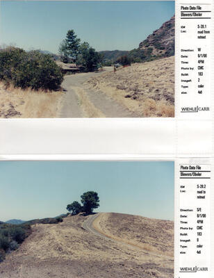 Masterplan of Arch Oboler Estate for Dorothy Blowers, Photo Data File 1: Site Photographs s28.1 and s28.2