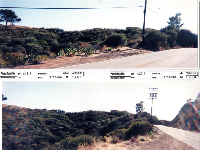 Masterplan of Arch Oboler Estate for Dorothy Blowers, Photo Data File 1: Panoramic Views s19.1 and s20.1