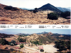 Masterplan of Arch Oboler Estate for Dorothy Blowers, Photo Data File 1: Panoramic Views s18.1 and s17.1