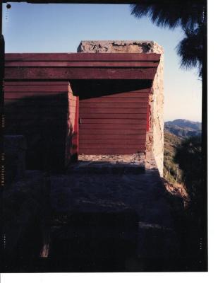 Exterior Side View, Retreat for Eleanor Oboler ("Eleanor's Retreat")