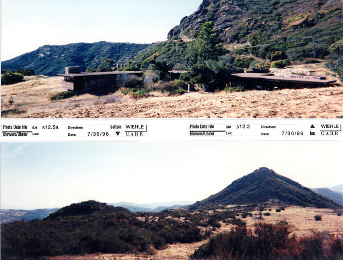 Masterplan of Arch Oboler Estate for Dorothy Blowers, Photo Data File 1: Panoramic Views s12.5a and s12.2
