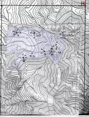 Masterplan of Arch Oboler Estate for Dorothy Blowers, Photo Data File 1: Topographic Map Sheet H