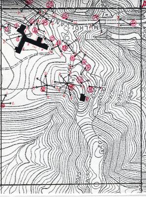 Masterplan of Arch Oboler Estate for Dorothy Blowers, Photo Data File 1: Topographic Map Sheet A