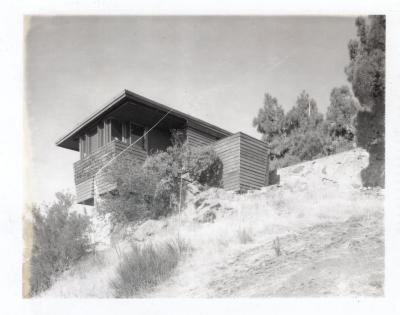 Exterior Perspective View, Retreat for Eleanor Oboler ("Eleanor's Retreat")