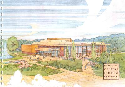 Presentation of Design Development Drawings, "Fine Arts Center, Center College of Kentucky"  (C28 TA 6605)