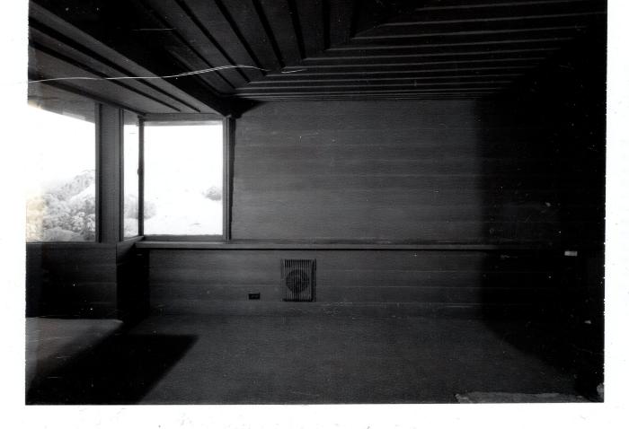 Interior View Showing Wall Elevation, Retreat for Eleanor Oboler ("Eleanor's Retreat")
