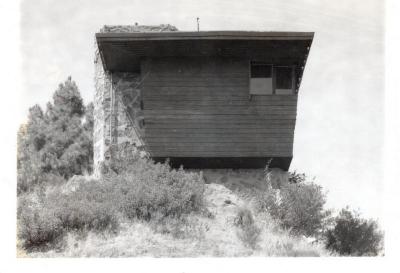 Exterior Side View, Retreat for Eleanor Oboler ("Eleanor's Retreat")