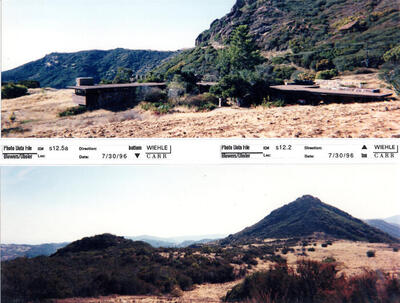 Masterplan of Arch Oboler Estate for Dorothy Blowers, Photo Data File 1: Panoramic Views s12.5a and s12.2