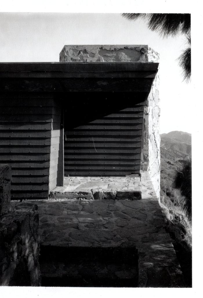 Exterior Side View (detail), Retreat for Eleanor Oboler ("Eleanor's Retreat")