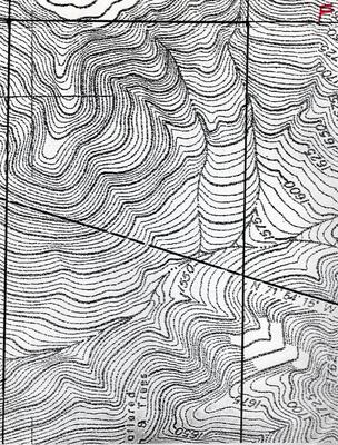 Masterplan of Arch Oboler Estate for Dorothy Blowers, Photo Data File 1: Topographic Map Sheet F