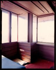 Interior View Showing Corner Window, Retreat for Eleanor Oboler ("Eleanor's Retreat")