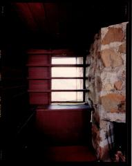 Interior View Showing Corner With Window and Shelving, Retreat for Eleanor Oboler ("Eleanor's Retreat")