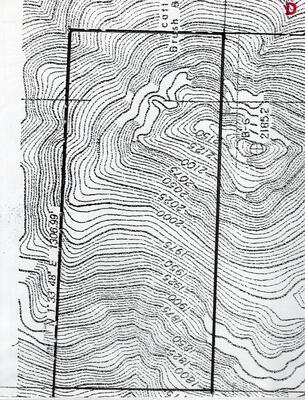 Masterplan of Arch Oboler Estate for Dorothy Blowers, Photo Data File 1: Topographic Map Sheet D