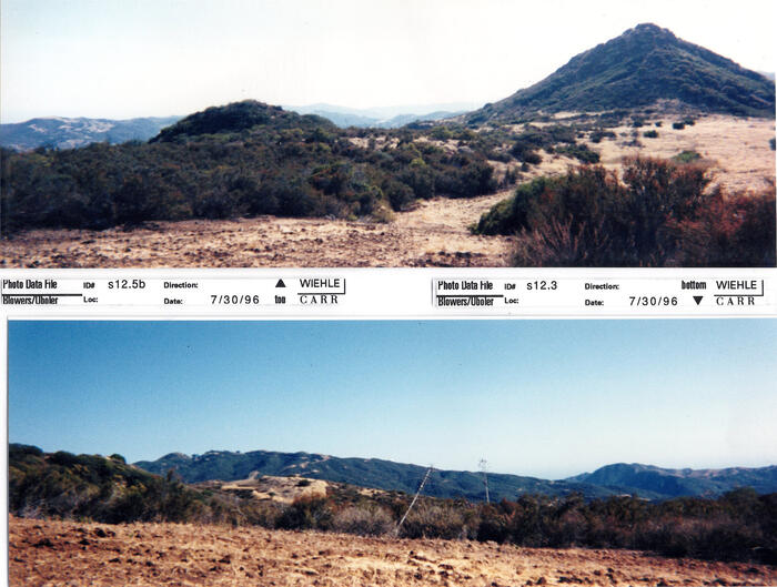 Masterplan of Arch Oboler Estate for Dorothy Blowers, Photo Data File 1: Panoramic Views s12.5b and s12.3