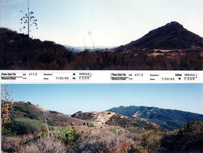 Masterplan of Arch Oboler Estate for Dorothy Blowers, Photo Data File 1: Panoramic Views s11.2 and s11.3