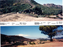 Masterplan of Arch Oboler Estate for Dorothy Blowers, Photo Data File 1: Panoramic Views s14.1 and s16.1