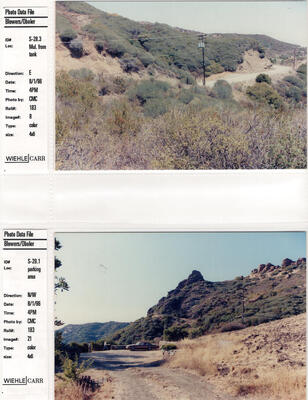 Masterplan of Arch Oboler Estate for Dorothy Blowers, Photo Data File 1: Site Photographs s28.3 and s29.1
