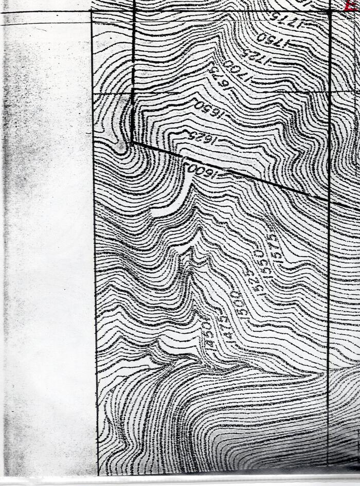 Masterplan of Arch Oboler Estate for Dorothy Blowers, Photo Data File 1: Topographic Map Sheet E