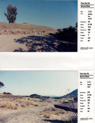 Masterplan of Arch Oboler Estate for Dorothy Blowers, Photo Data File 1: Site Photographs s26.2 and s27.1