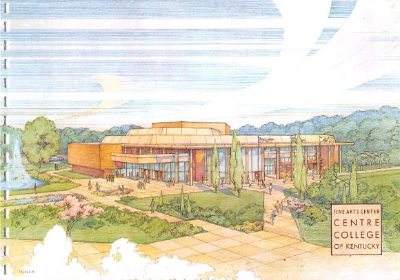 Presentation of Design Development Drawings, "Fine Arts Center, Center College of Kentucky"  (C28 TA 6605)