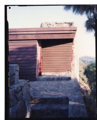 Exterior Side View (Detail), Retreat for Eleanor Oboler ("Eleanor's Retreat")