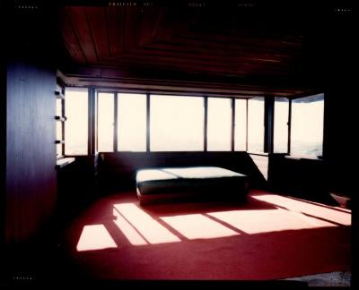 Interior View Showing Window and Bed, Retreat for Eleanor Oboler ("Eleanor's Retreat")
