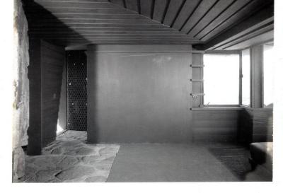 Interior View Showing Wall Elevation, Retreat for Eleanor Oboler ("Eleanor's Retreat")