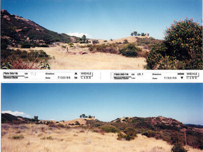 Masterplan of Arch Oboler Estate for Dorothy Blowers, Photo Data File 1: Panoramic Views s9.1 and s8.1
