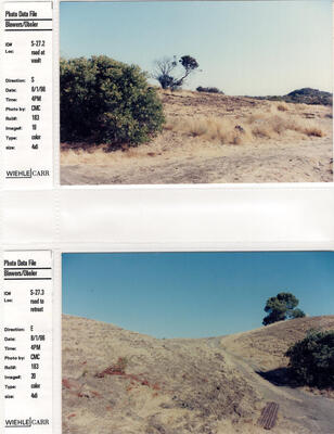 Masterplan of Arch Oboler Estate for Dorothy Blowers, Photo Data File 1: Site Photographs s27.2 and s27.3