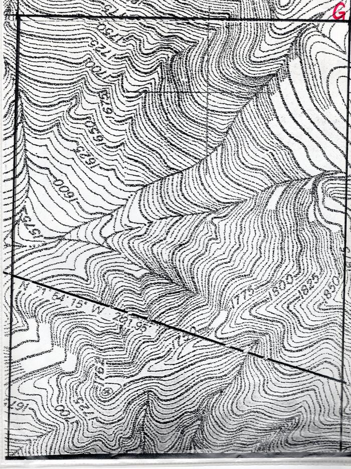 Masterplan of Arch Oboler Estate for Dorothy Blowers, Photo Data File 1: Topographic Map Sheet G