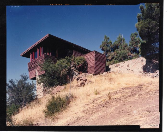 Exterior Perspective View, Retreat for Eleanor Oboler ("Eleanor's Retreat")