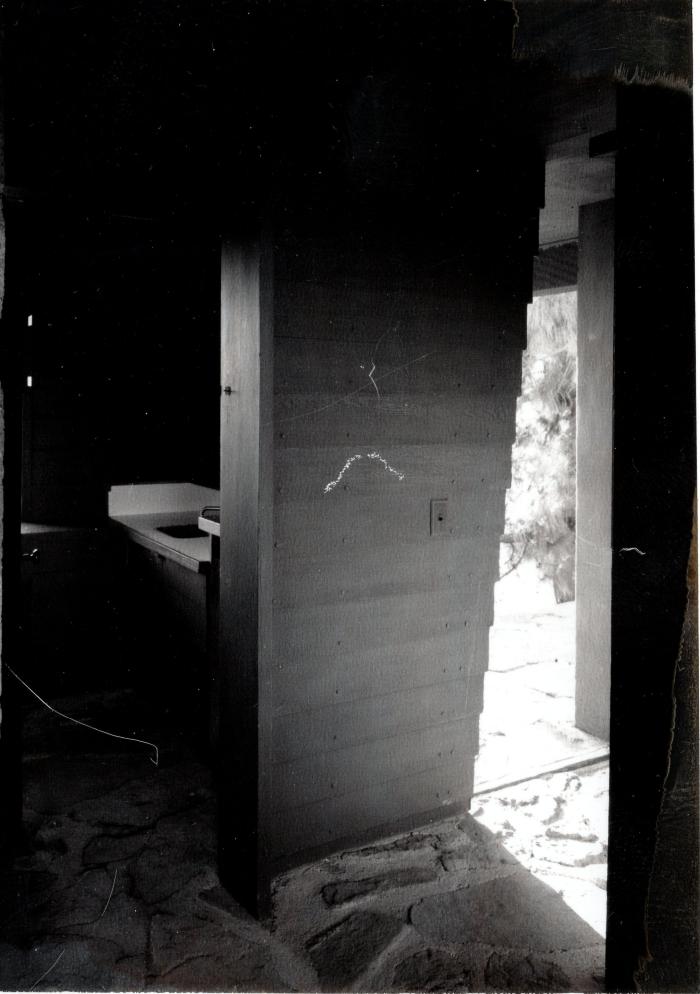Interior View Showing Doorway, Retreat for Eleanor Oboler ("Eleanor's Retreat")