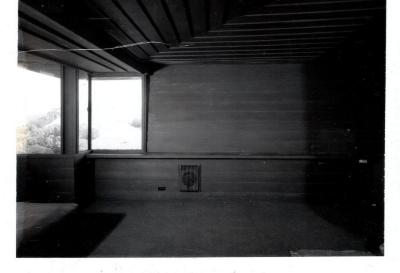Interior View Showing Wall Elevation, Retreat for Eleanor Oboler ("Eleanor's Retreat")