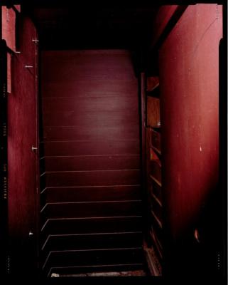 Interior View Showing Hallway, Retreat for Eleanor Oboler ("Eleanor's Retreat")