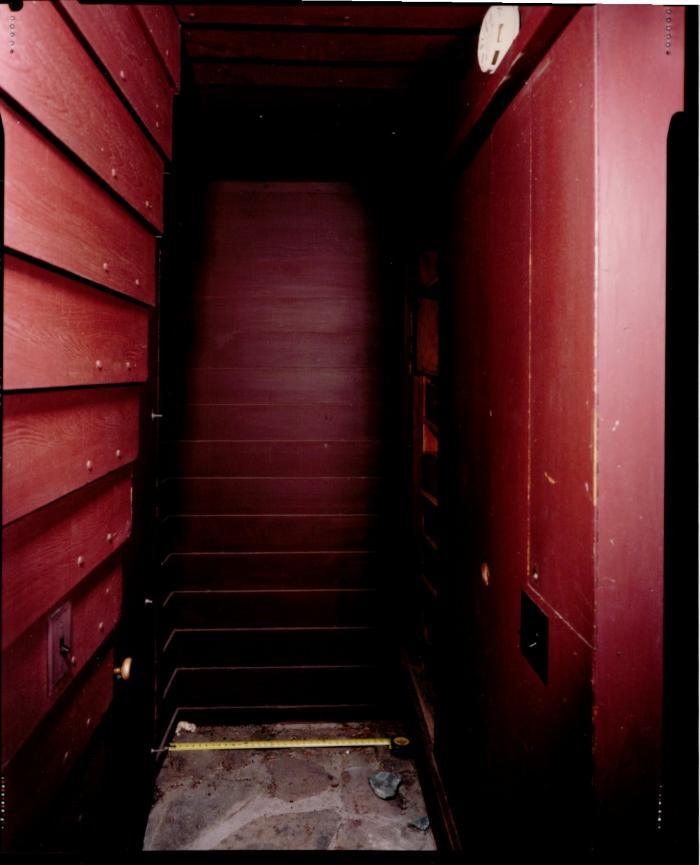 Interior View Showing Hallway, Retreat for Eleanor Oboler ("Eleanor's Retreat")