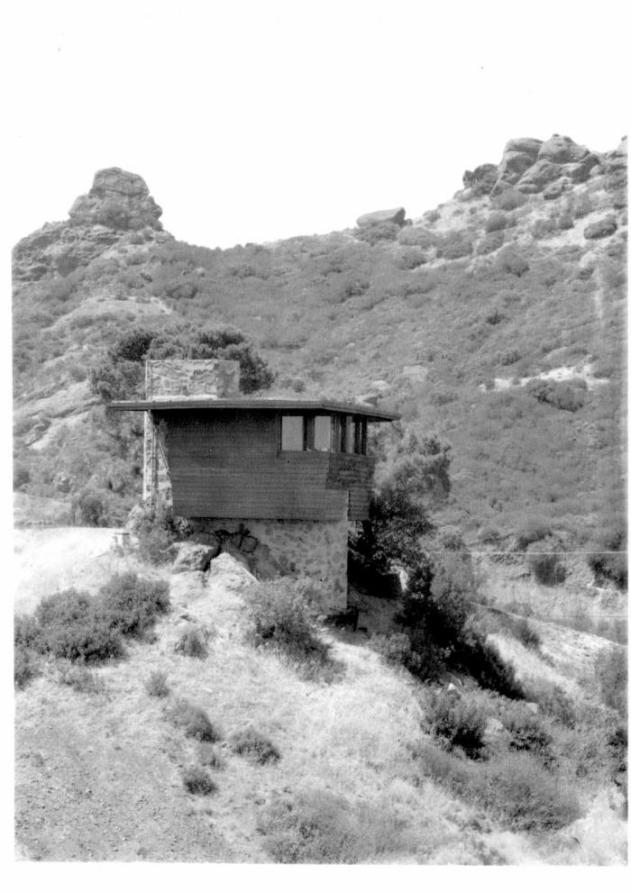Exterior Perspective View, Retreat for Eleanor Oboler ("Eleanor's Retreat")