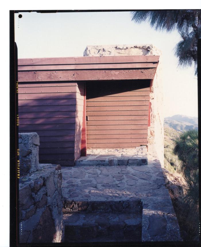 Exterior Side View (Detail), Retreat for Eleanor Oboler ("Eleanor's Retreat")