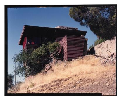 Exterior Perspective View, Retreat for Eleanor Oboler ("Eleanor's Retreat")