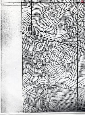 Masterplan of Arch Oboler Estate for Dorothy Blowers, Photo Data File 1: Topographic Map Sheet E