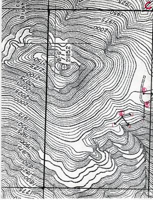 Masterplan of Arch Oboler Estate for Dorothy Blowers, Photo Data File 1: Topographic Map Sheet C
