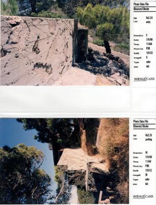 Photo Data File 1: Site Condition Photograph Sheets of "Eleanor's Retreat", Images Rx 2.24 - Rx 2.25