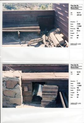 Photo Data File 1: Site Condition Photograph Sheets of "Eleanor's Retreat", Images Rx 2.19 - Rx 2.20