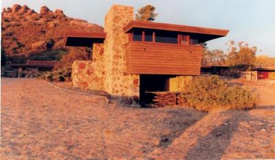 Exterior Perspective View, Retreat for Eleanor Oboler ("Eleanor's Retreat")
