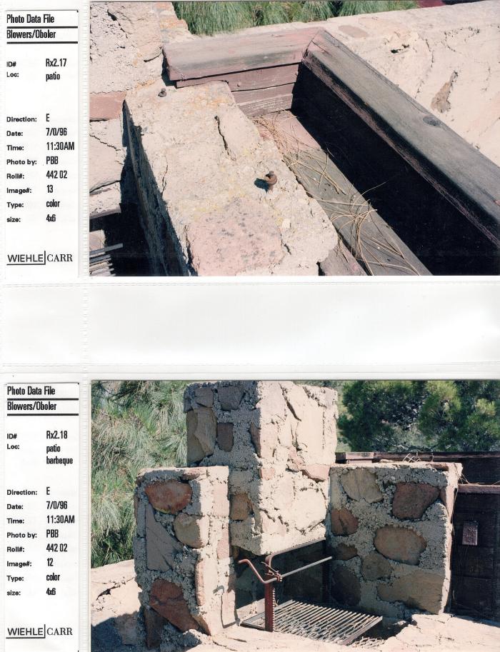 Photo Data File 1: Site Condition Photograph Sheets of "Eleanor's Retreat", Images Rx 2.17 - Rx 2.18
