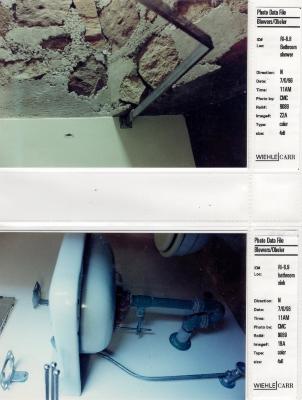 Photo Data File 1: Interior Condition Photograph Sheets of "Eleanor's Retreat", Images Ri 6.8 - Ri 6.9