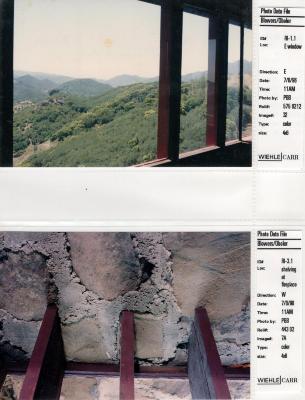 Photo Data File 1: Interior Condition Photograph Sheets of "Eleanor's Retreat", Images Ri 1.1 - Ri  3.1