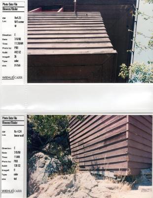 Photo Data File 1: Site Condition Photograph Sheets of "Eleanor's Retreat", Images Rx 4.23 - Rx 4.24