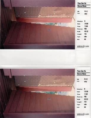 Photo Data File 1: Interior Condition Photograph Sheets of "Eleanor's Retreat", Images Ri 4.1 - Ri 4.2