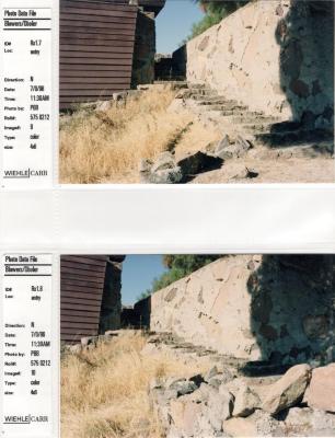 Photo Data File 1: Site Condition Photograph Sheets of "Eleanor's Retreat", Images Rx 1.7 - Rx 1.8